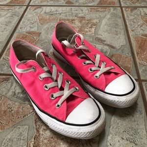 Neon Pink Converse All Stars